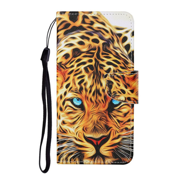 Samsung Galaxy S21 FE Tiger Tasche mit Lanyard