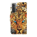 Samsung Galaxy S21 FE Tiger Tasche mit Lanyard