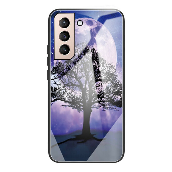 Samsung Galaxy S21 FE Cover Baum und Mond