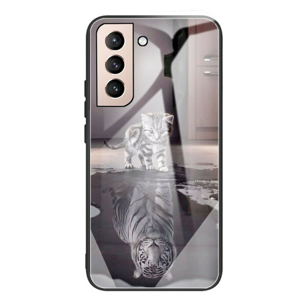 Samsung Galaxy S21 FE Cover Panzerglas Ernest der Tiger