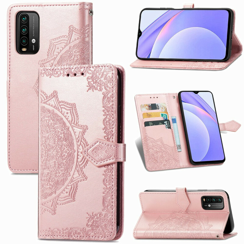 Xiaomi Redmi 9T / Note 9 Mandala Mittelalter Tasche
