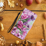 Samsung Galaxy S21 FE Hülle Schmetterlinge und Tulpen