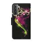 Samsung Galaxy S21 FE Hülle Magische Schmetterlinge