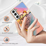 Samsung Galaxy S21 FE Never Sto Dreaming Cover Schmetterlinge