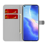 Hülle Oppo Find X3 Neo Abstraktes Muster