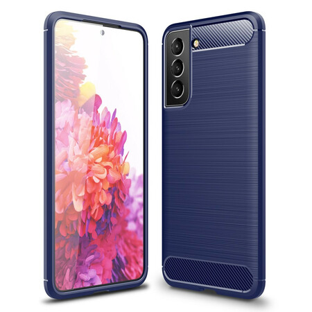 Hülle Samsung Galaxy S21 FE Kohlefaser Gebürstet
