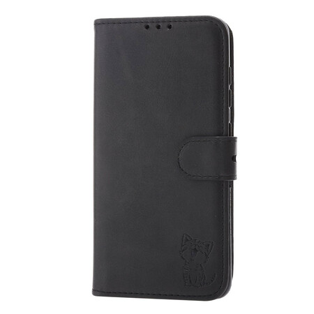 Huawei P50 Kunstleder Kätzchen Tasche