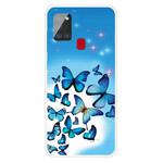 Samsung Galaxy A21s Schmetterlinge Cover
