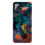 Samsung Galaxy A21s Cover Bunte Wolken