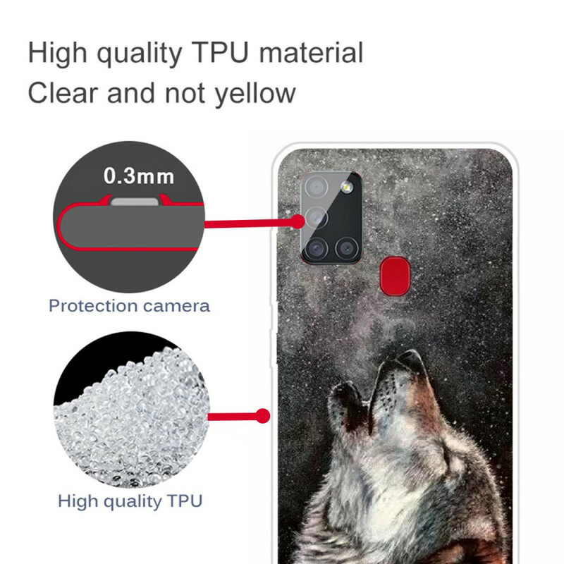 Samsung Galaxy A21s Sublime Wolf Cover