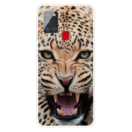 Samsung Galaxy A21s Cover Fabelhafte Raubkatze