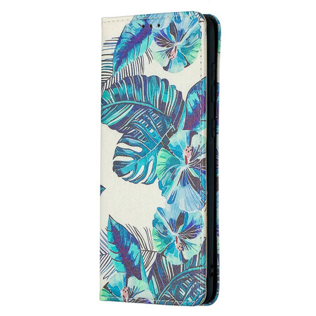 Flip Cover Samsung Galaxy A21s Blätter