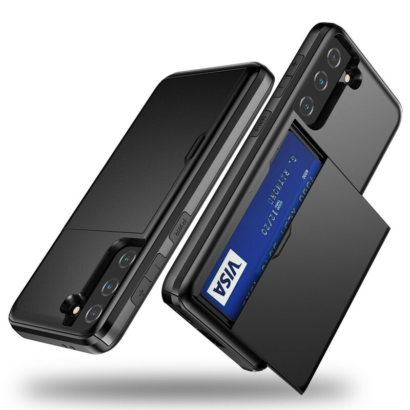 Samsung Galaxy S21 FE Hülle Kartenhalter mit Reißverschluss