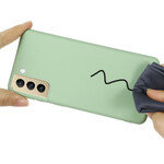 Samsung Galaxy S21 FE Liquides Silikon Cover mit Lanyard