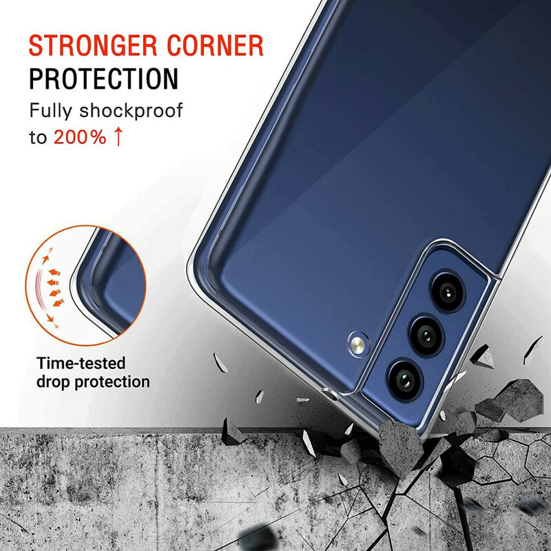 Samsung Galaxy S21 FE Cover und Tempered Glass Display