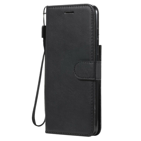 Samsung Galaxy S21 FE Tasche Lederoptik mit Riemen
