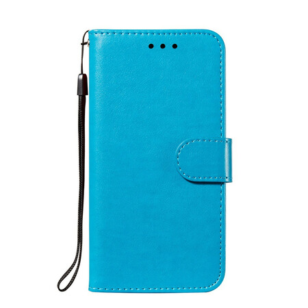 Hülle Samsung Galaxy S21 FE Solid Color Serie mit Lanyard