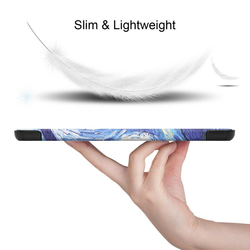 Smart Case Samsung Galaxy Tab S7 FE Stifthalter Sternennacht