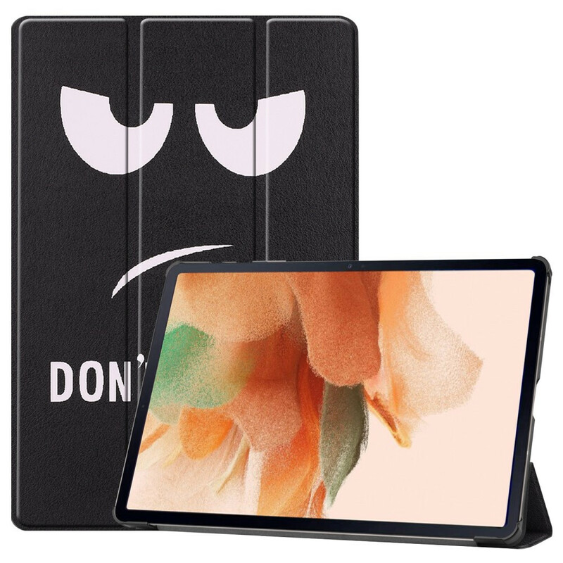 Smart Case Samsung Galaxy Tab S7 FE Stifthalter Don't Touch Me