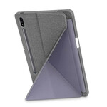 Smart Case Samsung Galaxy Tab S7 FE / T736 Textur Stoff Origami