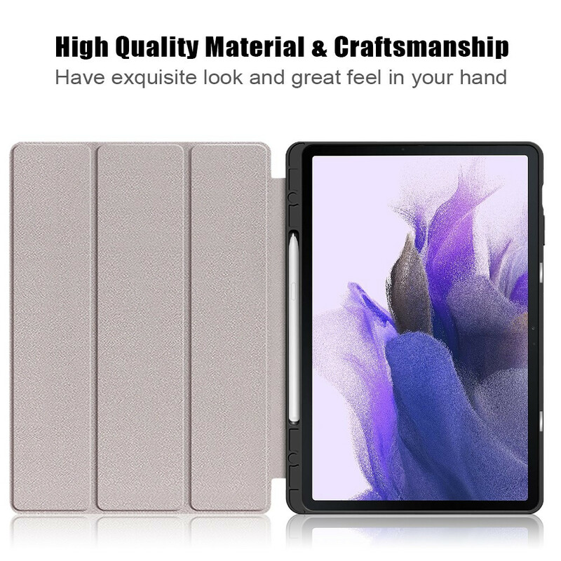 Smart Case Samsung Galaxy Tab S7 FE Tri-Fold Stifthalter Verstärkt