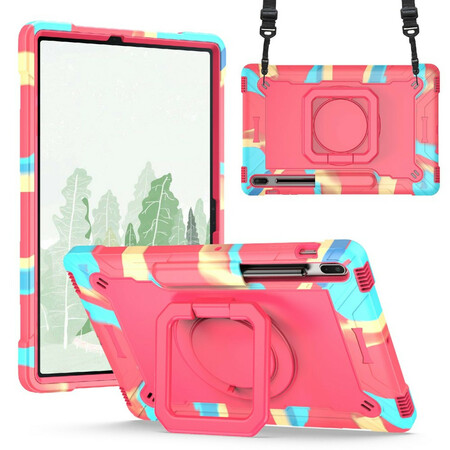 Samsung Galaxy Tab S7 Plus / S7 FE Cover Halter und Schultergurt Color