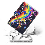 Samsung Galaxy Tab A7 Lite Hülle Schmetterlinge Regenbogen