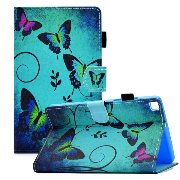 Samsung Galaxy Tab A7 Lite Hülle Einzigartige Schmetterlinge