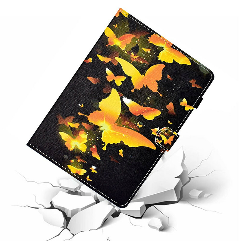 Hülle Sasmung Galaxy Tab A7 Lite Einzigartige Schmetterlinge