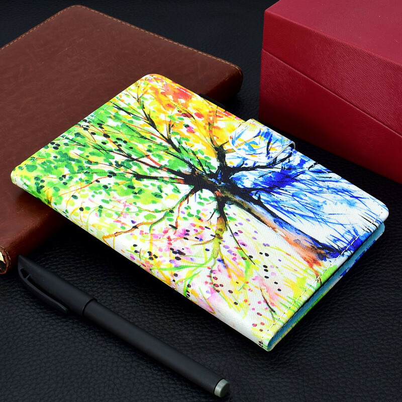 Samsung Galaxy Tab A7 Lite Hülle Baum Aquarell