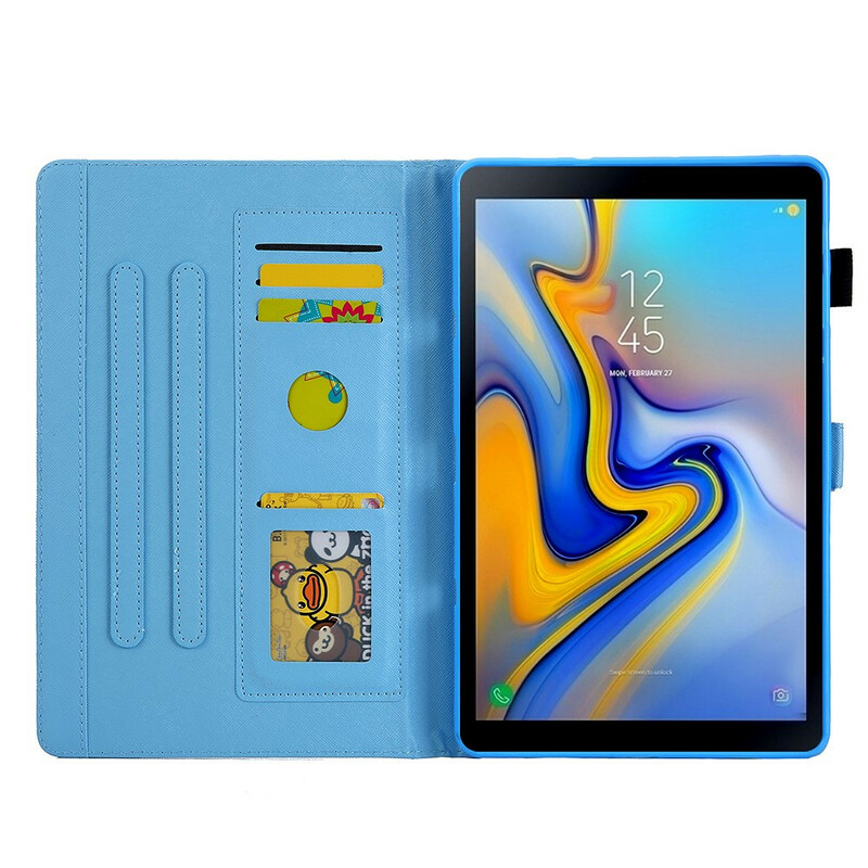 Samsung Galaxy Tab A7 Lite Hülle Marmor Geometrisch