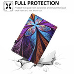 Samsung Galaxy Tab A7 Lite Etui Abstrakte Blume