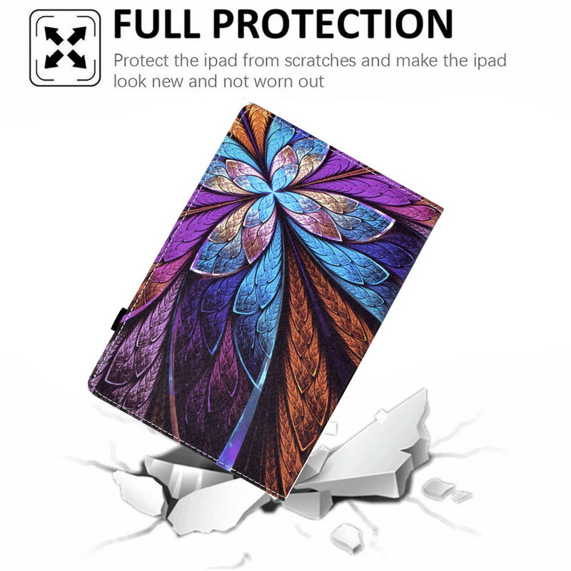 Samsung Galaxy Tab A7 Lite Etui Abstrakte Blume