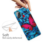 Samsung Galaxy A21s Cover Flexible Schmetterlinge