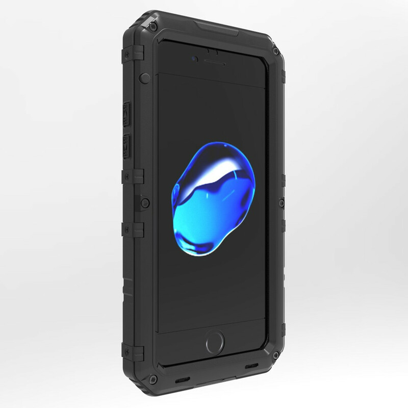 Wasserfeste iPhone 7-Hülle Silikon und Metall