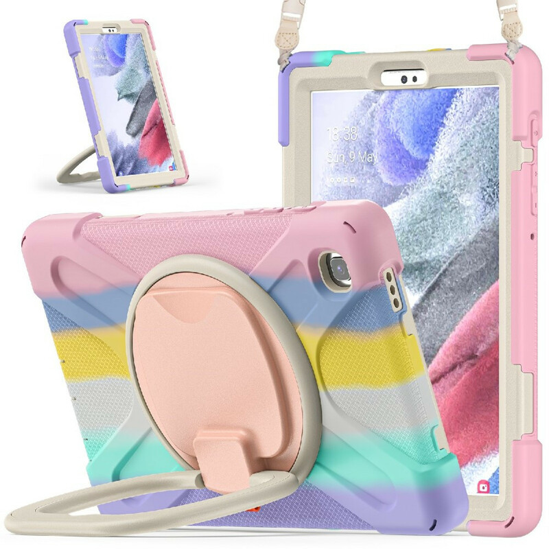 Samsung Galaxy Tab A7 Lite Multi-Funktions-Cover Schulterriemen Color
