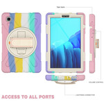 Samsung Galaxy Tab A7 Lite Multi-Funktions-Cover Schulterriemen Color