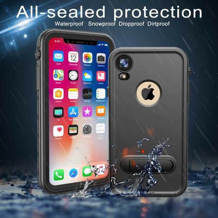 Wasserdichtes iPhone XR Cover mit Ständer REDPEPPER