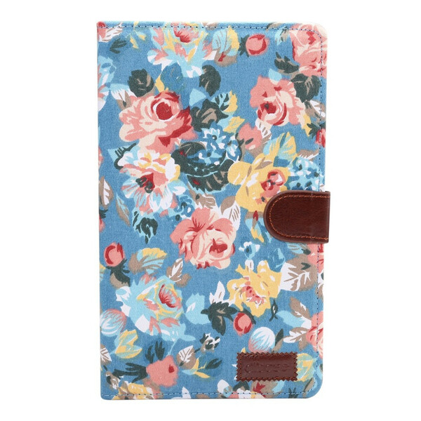 Hülle Samsung Galaxy Tab A7 Lite Blumen Liberty