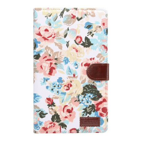 Hülle Samsung Galaxy Tab A7 Lite Blumen Liberty