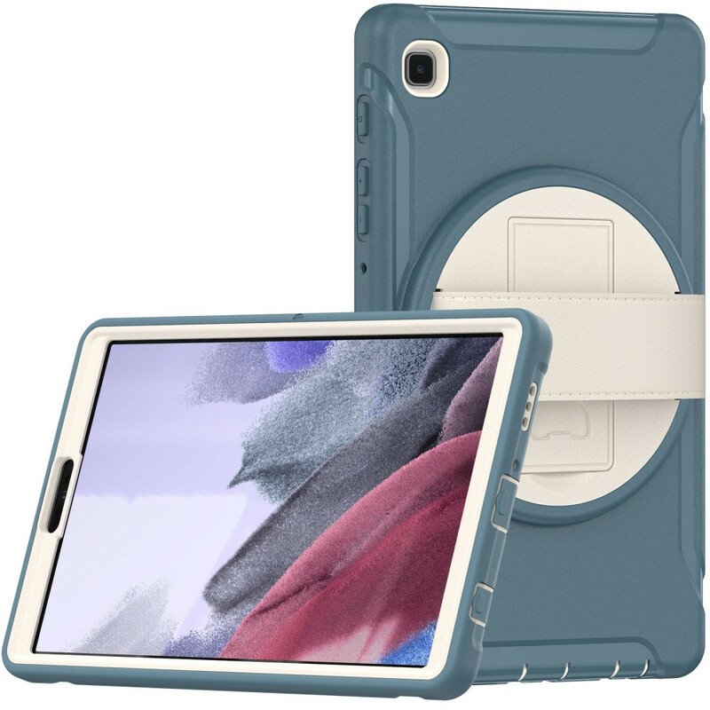 Samsung Galaxy Tab A7 Lite Cover Dreifachschutz mit Gurtband und Halterung