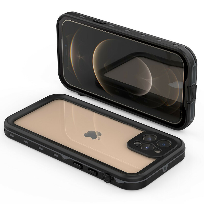 Transparentes wasserdichtes iPhone 12 Pro Cover REDPEPPER DOT