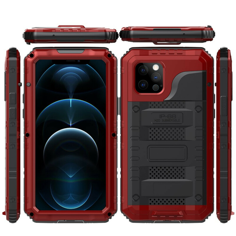 iPhone 12 Pro Max Cover Wasserdicht Super Widerstandsfähig Metall