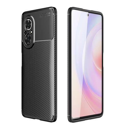 Schutzhülle Honor 50 SE Flexible Kohlefaser Texture