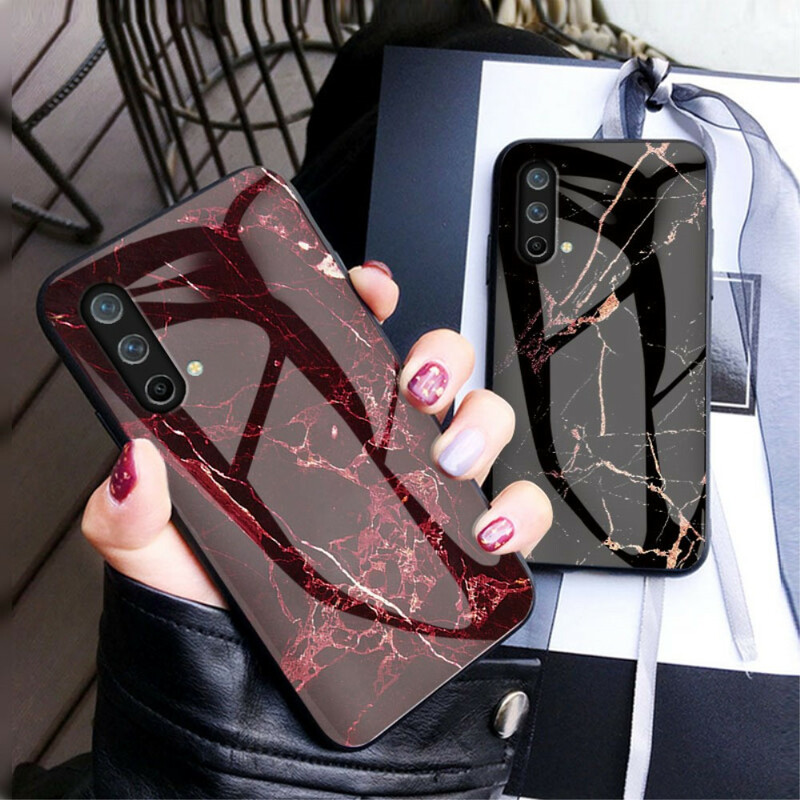 Cover OnePlus Nord CE 5G Gehärtetes Glas Marble Colors
