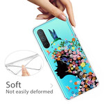 Cover OnePlus Nord CE 5G Transparent Haar Blume