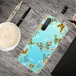 OnePlus Nord CE 5G Schmetterlinge Design Cover