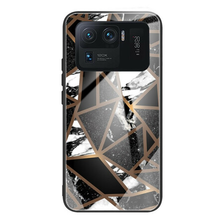 Xiaomi Mi 11 Ultra Hülle aus gehärtetem Glas Marmor