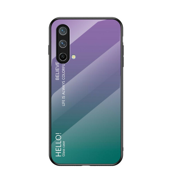 OnePlus Nord CE 5G Panzerglas Cover Hello