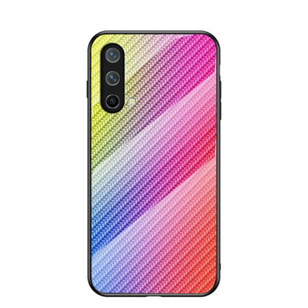 Hülle OnePlus Nord CE 5G Gehärtetes Glas Kohlefaser